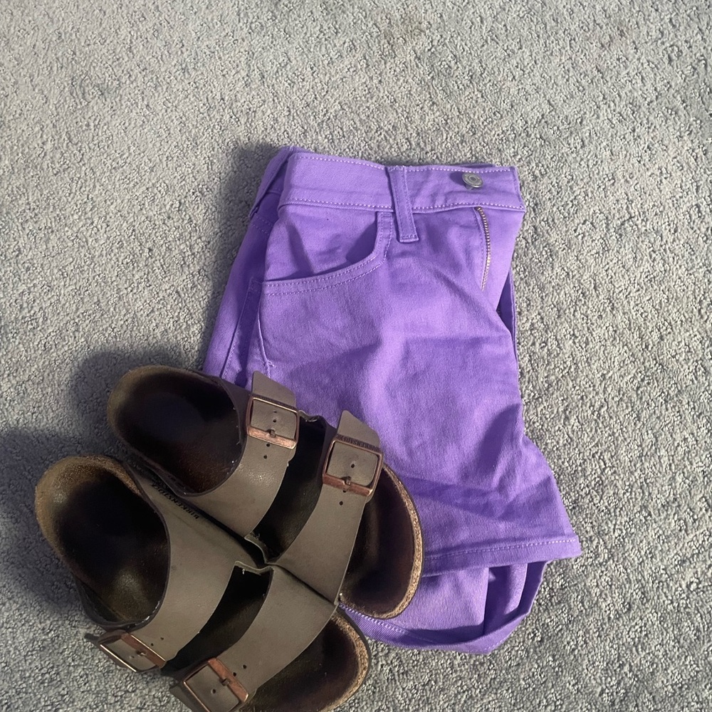 Old Navy Purple High-Rise Shorts